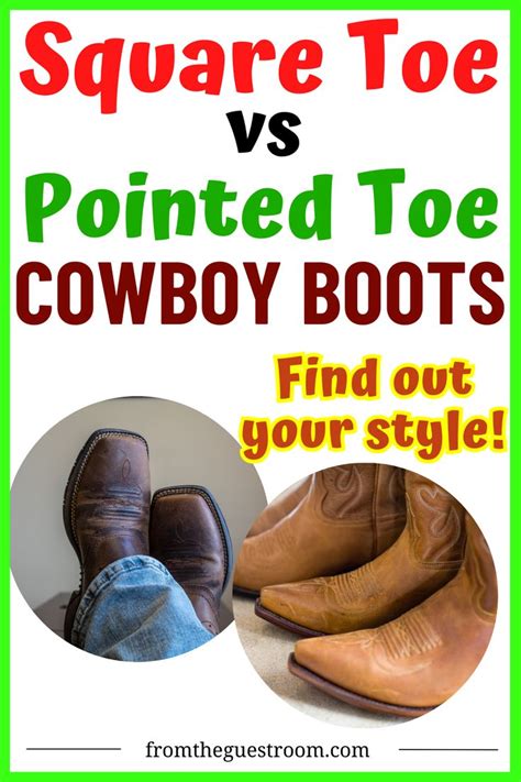 The Great Debate: Are Square Toe Cowboy Boots Ugly or.